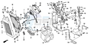 VT600C drawing RADIATOR