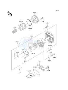 BN 125 A [ELIMINATOR 125] (A4-A8) [ELIMINATOR 125] drawing OIL PUMP_OIL FILTER