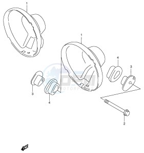 LT-A500F (E3-E28) drawing HEADLAMP HOUSING