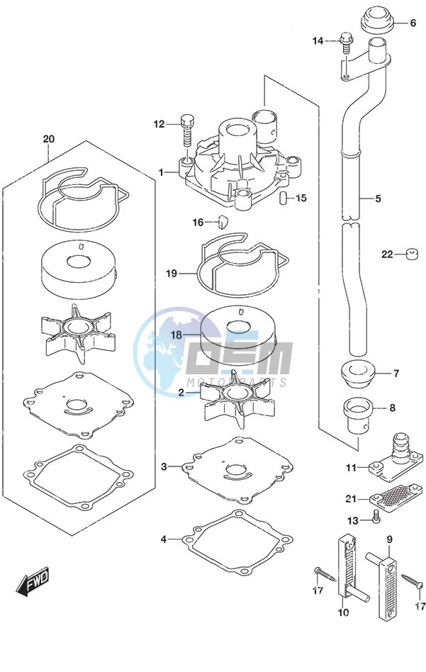 Water Pump High Thrust