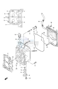 DF 9.9A drawing Cylinder Head