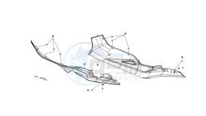 MAXSYM 400 EFI drawing COWLING L / R