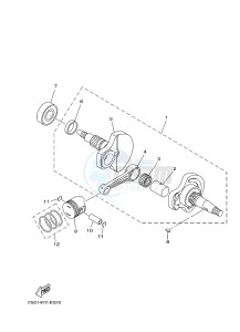 TT-R110E (B512 B513 B514 B514) drawing CRANKSHAFT & PISTON