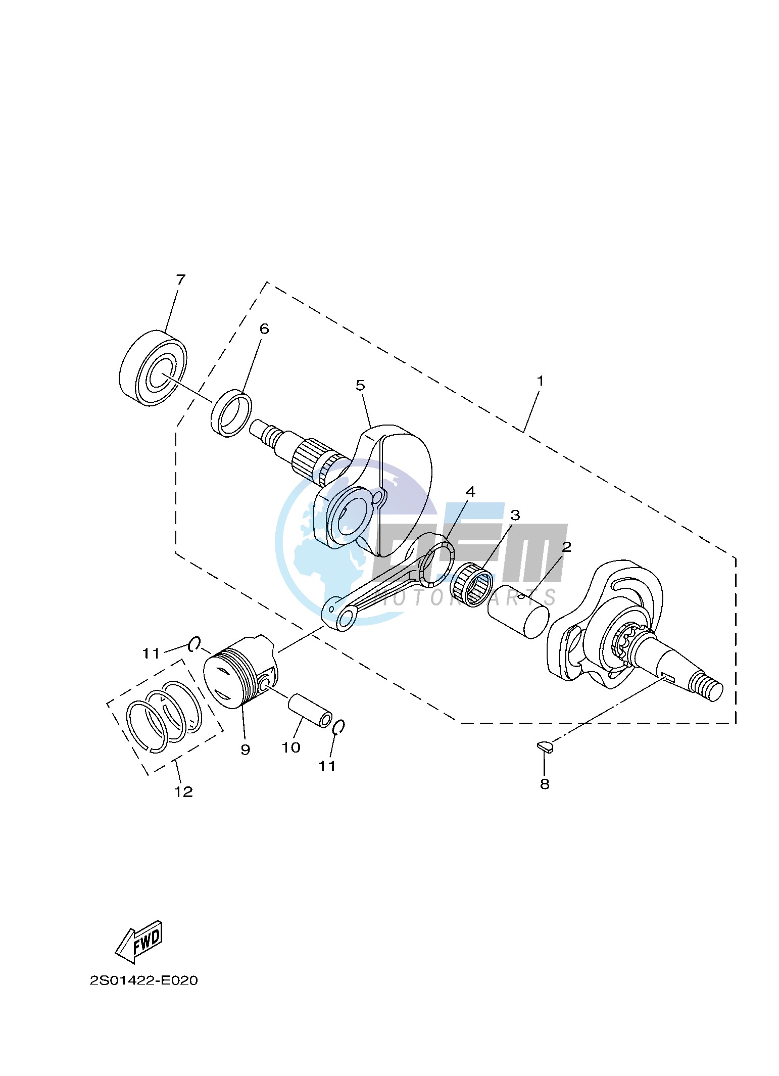 CRANKSHAFT & PISTON