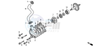 CR125R drawing WATER PUMP