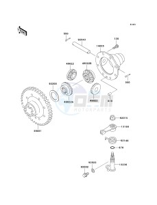 KAF 300 C [MULE 550] (C6-C7) [MULE 550] drawing DIFFERENTIAL