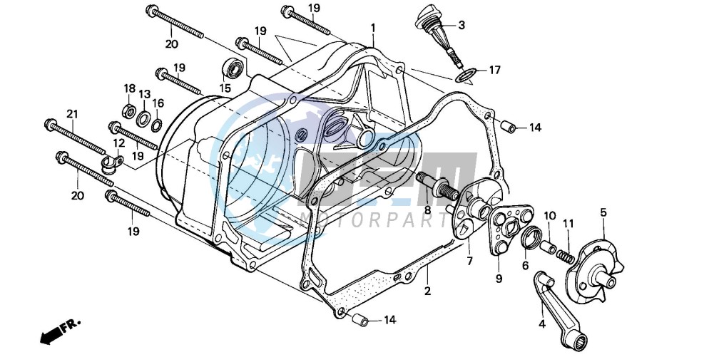 RIGHT CRANKCASE COVER