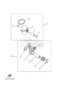 YZ125 (B4XN) drawing OPTIONAL PARTS 1