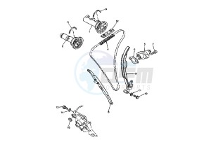 YZ F 450 drawing CAMSHAFT – CHAIN