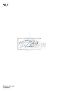 TU250X (E28) drawing GASKET SET