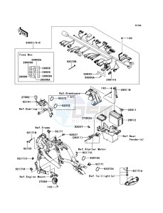 VERSYS KLE650A7F GB XX (EU ME A(FRICA) drawing Chassis Electrical Equipment