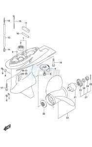 DF 90A drawing Gear Case