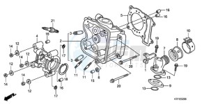 SH1259 ED / 2ED drawing CYLINDER HEAD