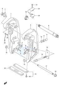 DF 250 drawing Clamp Bracket