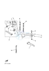 PW50 (2SAE) drawing HANDLE SWITCH & LEVER