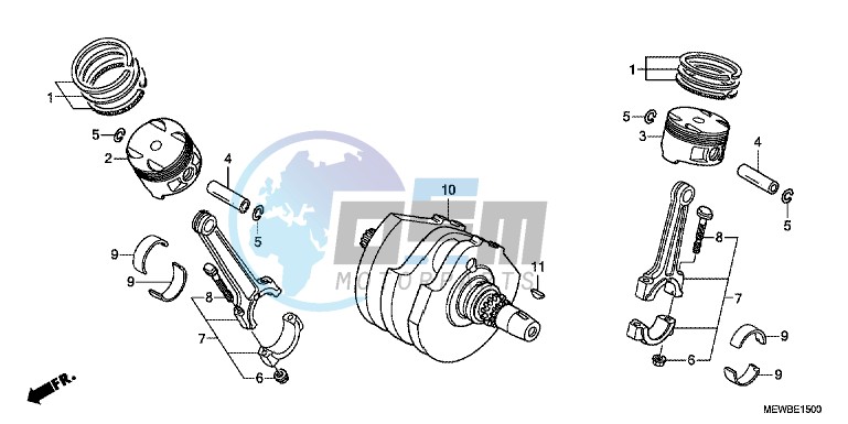 CRANKSHAFT/ PI STON