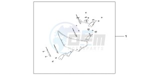 VT1300CXAC drawing BOULEVARD WINDSCREEN