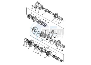 XTZ SUPER TENERE 750 drawing TRANSMISSION