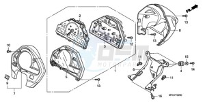 CB600FA9 UK - (E / ABS MKH) drawing METER