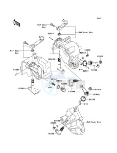 MULE 4010 TRANS 4x4 DIESEL KAF950GCF EU drawing Gear Change Mechanism