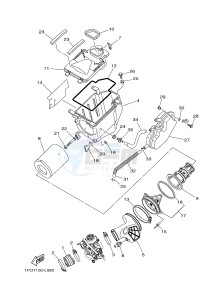 YFZ450 YFZ450D (1PD5 1PD6) drawing INTAKE