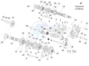 RSV4 1000 RR E4 ABS (EMEA, LATAM) drawing Gear box - Gear assembly