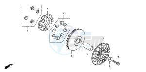 FJS400D SILVER WING drawing DRIVE FACE