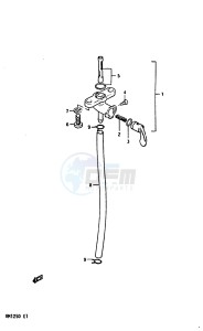 RM125 1983 drawing FUEL COCK