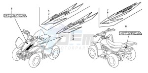 TRX90 SPORTRAX90 drawing MARK (TRX906/EX7)