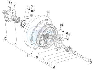 Nexus 500 e3 (UK) UK drawing Front wheel