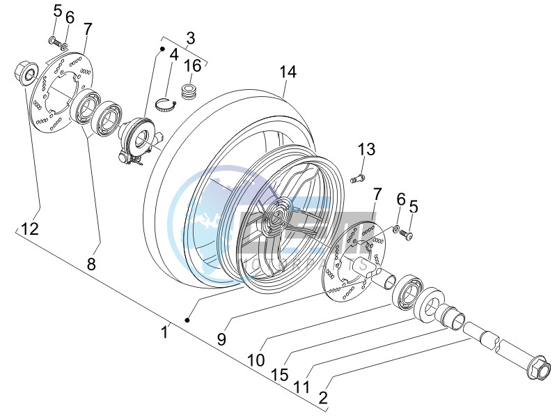 Front wheel