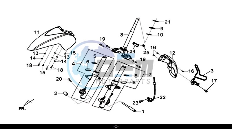 STEM COMP STRG. - L-R CUSHION