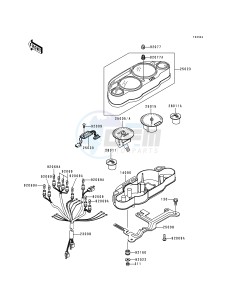 ZX 600 E [NINJA ZX-6] (E4-E6) [NINJA ZX-6] drawing METER-- S- --- ZX600-E5_E6- -