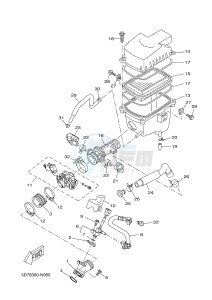 YZF-R125 R125 (5D78 5D78 5D78) drawing INTAKE