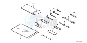 NSA700A9 Europe Direct - (ED / MME) drawing TOOLS