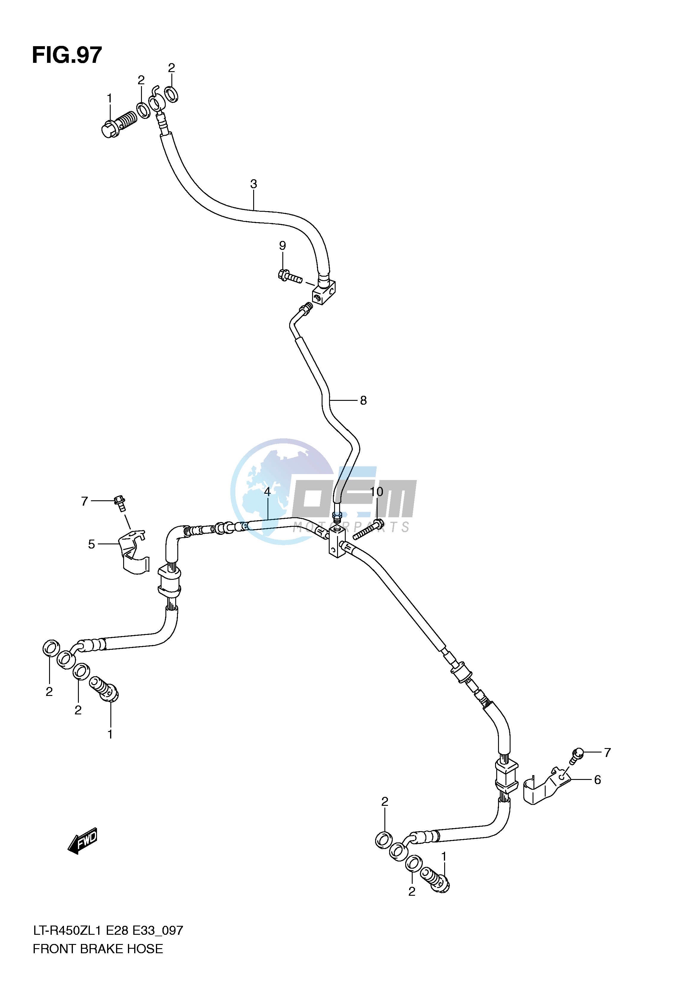 FRONT BRAKE HOSE