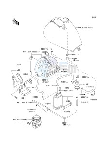 EN 500 C [VULCAN 500 LTD] (C6F-C9F) C6F drawing FUEL EVAPORATIVE SYSTEM-- C6F_C7F- --- CA- -