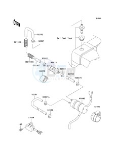 KAF 620 J [MULE 3010 TRANS 4X4] (J1) J1 drawing FUEL PUMP