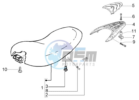 Saddle - Luggage carrier