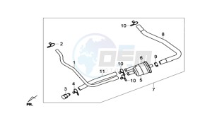 GTS 300i drawing AIRFILTER