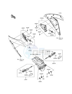 NINJA 300 EX300AGF XX (EU ME A(FRICA) drawing Turn Signals