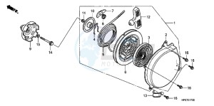 TRX500FPEB drawing RECOIL STARTER