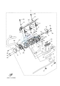 YXZ1000R SS YXZ10YESJ YXZ1000R SS (B0F6) drawing THROTTLE BODY ASSY 1