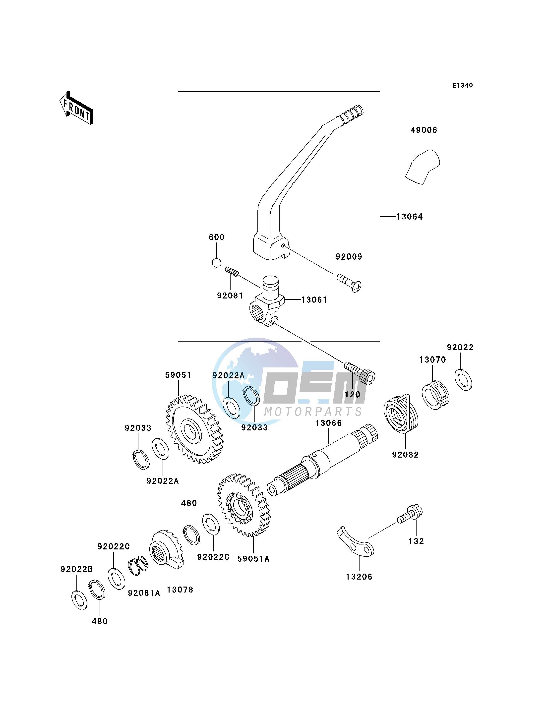 KICKSTARTER MECHANISM