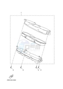 YP125R X-MAX125 (2DM7 2DM7) drawing METER