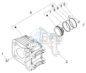 Liberty 50 4t RST ptt (E) Spain drawing Cylinder-piston-wrist pin assy