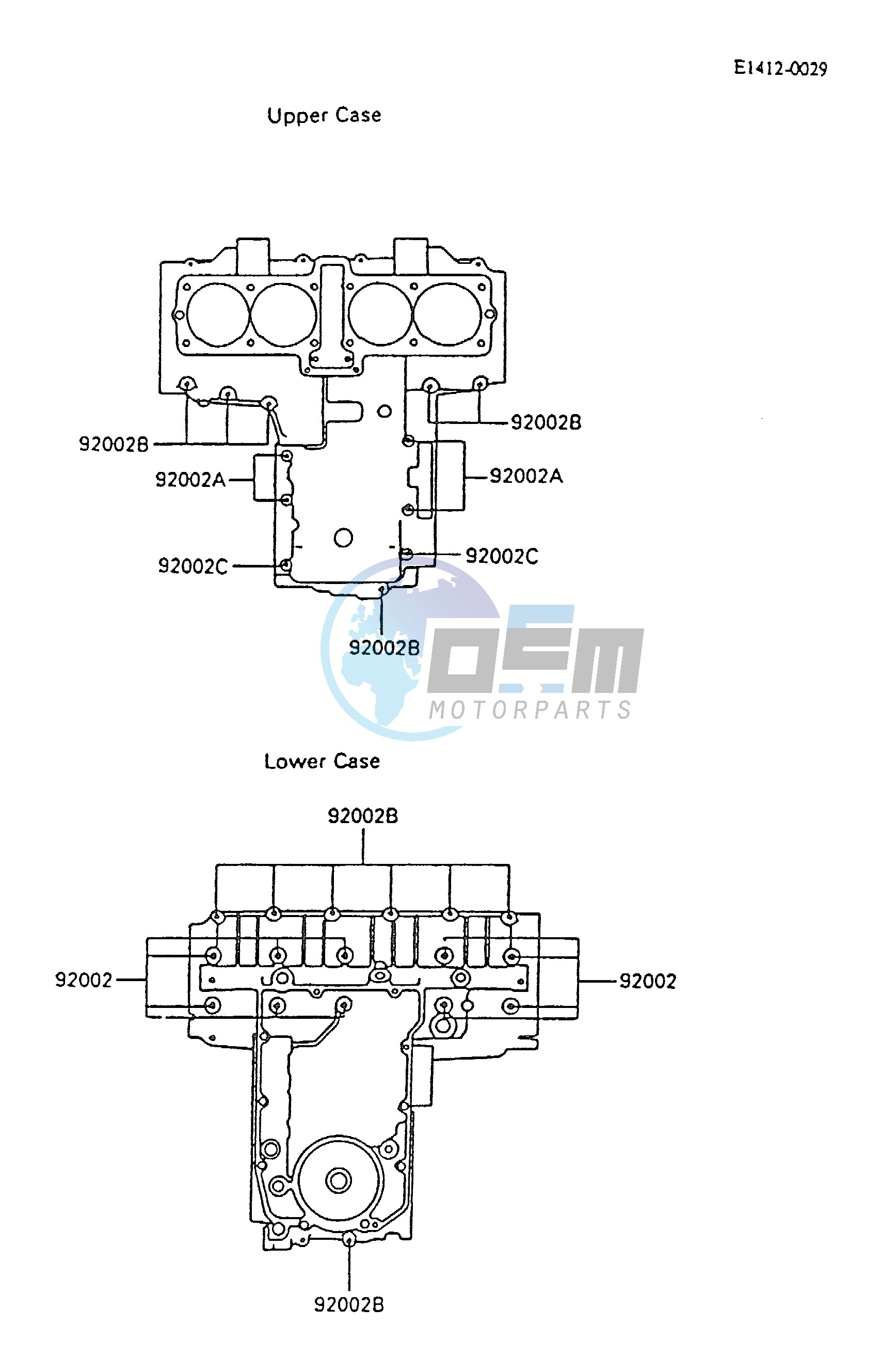 CRANKCASE BOLT PATTERN