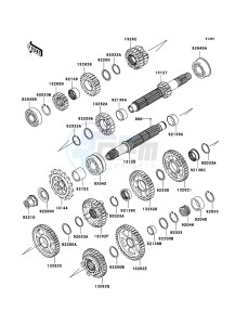 NINJA ZX-10R ZX1000-C2H FR GB XX (EU ME A(FRICA) drawing Transmission