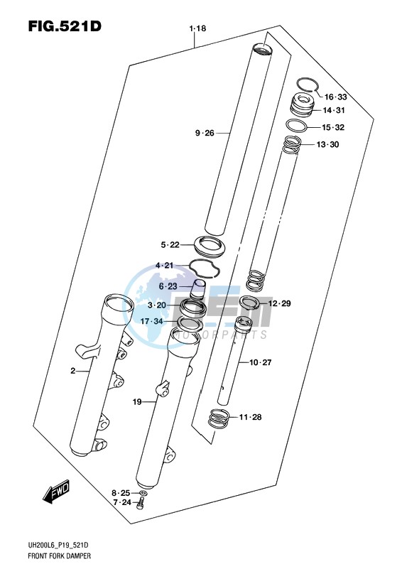 FRONT FORK DAMPER