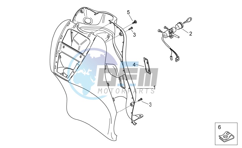 Front body V - Internal shield